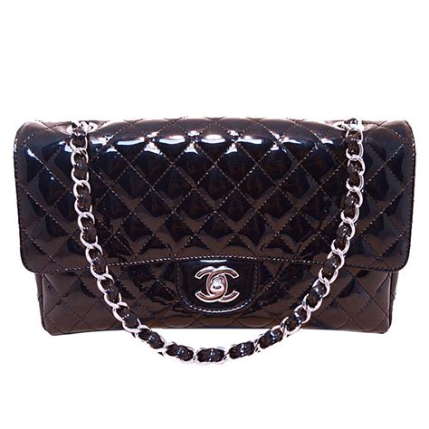 chanel patent leather|chanel patent leather shoulder bag.